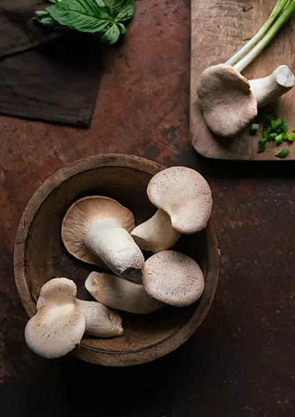 King Trumpet Mushrooms 200 Gms