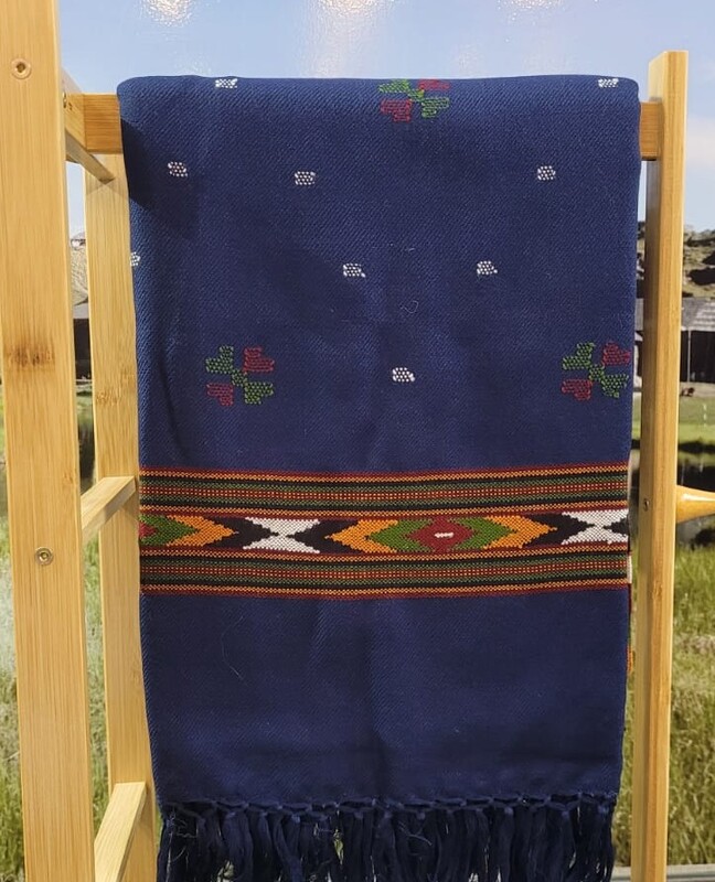 Kingri jal with border Kullu shawls