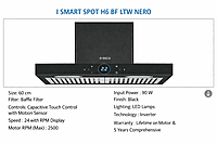 Kitchen Hood Elica 60 Ismart _BF_ NAC Touch MS 0000 … Black Nero Spot LTW H6 Kitchen Hood Elica 60 Ismart _BF_ NAC Touch MS 0000 … Black Nero Spot LTW H6