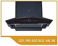 Kitchen Hood Whirlpool 60 600 CGFL PRO BLDC HAC BK