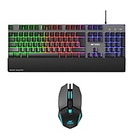 Ant Esports KM550 Gaming Keyboard & Mouse Combo – Rainbow Backlit | USB | 1 Year Warranty