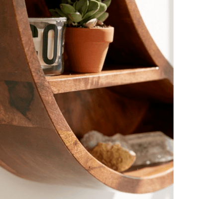 Woodenlia Moon Wall Shelf Woodenlia Moon Wall Shelf