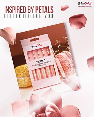 KnitPro Petals – Single-Ended Crochet Hook Set-Pre Order Only