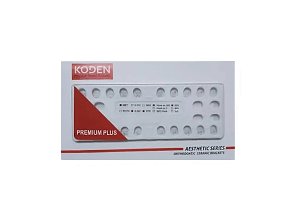 Koden Ceramic Brackets Premium Plus - Higher Grade Cermaic with Lined base