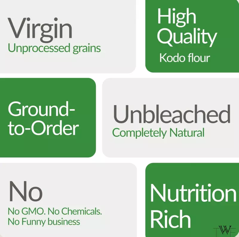 Virgin Kodo Millet Flour 1 Kg - TWF