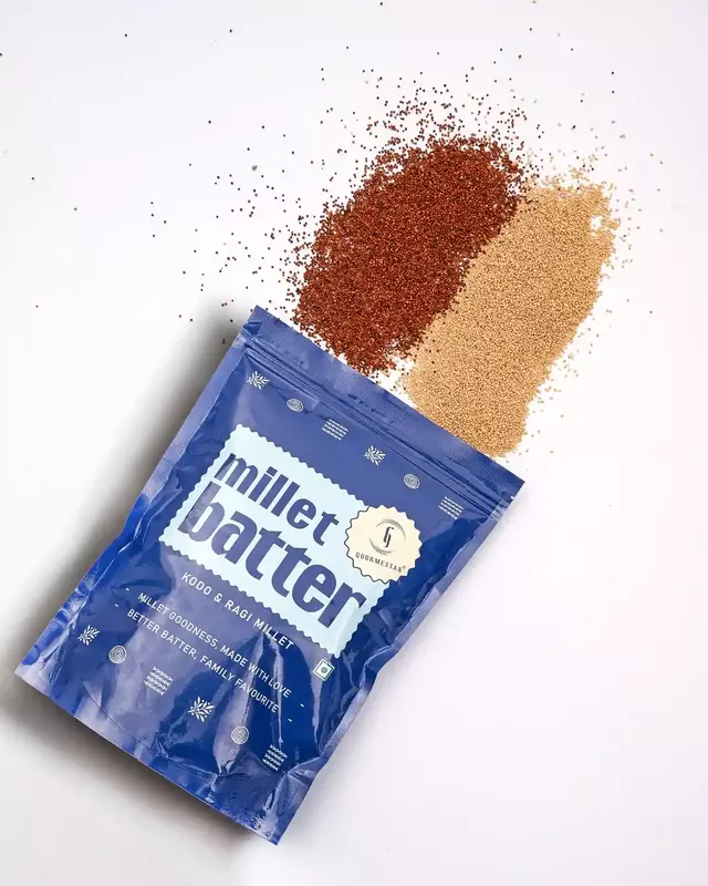 Kodo & Ragi Millet Batter 1 Kg - Gourmestan