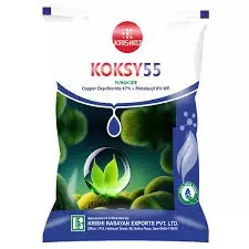 Koksy55 (Copper Oxychloride 47% + Metalaxyl 8% Wp)-(Krishi Rasayan)