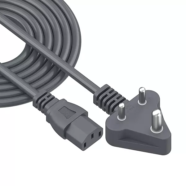 Portronics Konnect G1 Desktop Power Cable – 1.5m, Grey. Durable and flexible, this power cable ensures reliable connectivity for your devices. Perfect for home or office use, it keeps your setup tidy.
