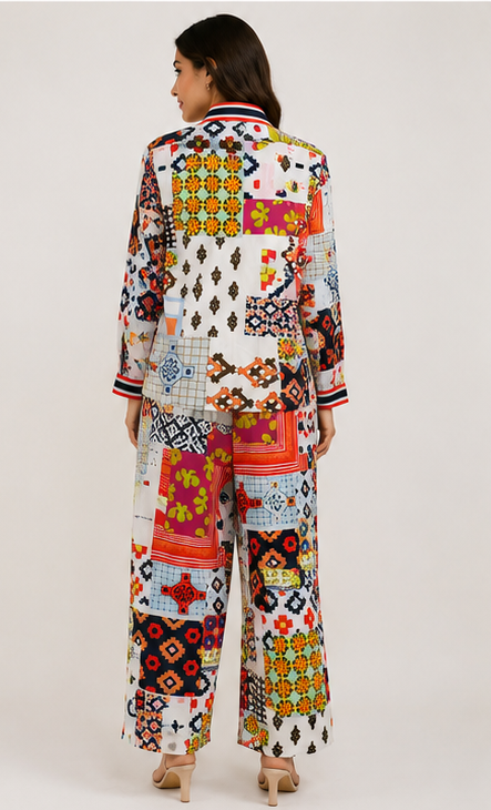 Korean Special digital design colourful soft cordset