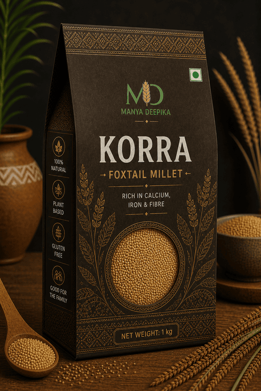 Millet Grains- 1kg- Korra-Foxtail Millet Grain