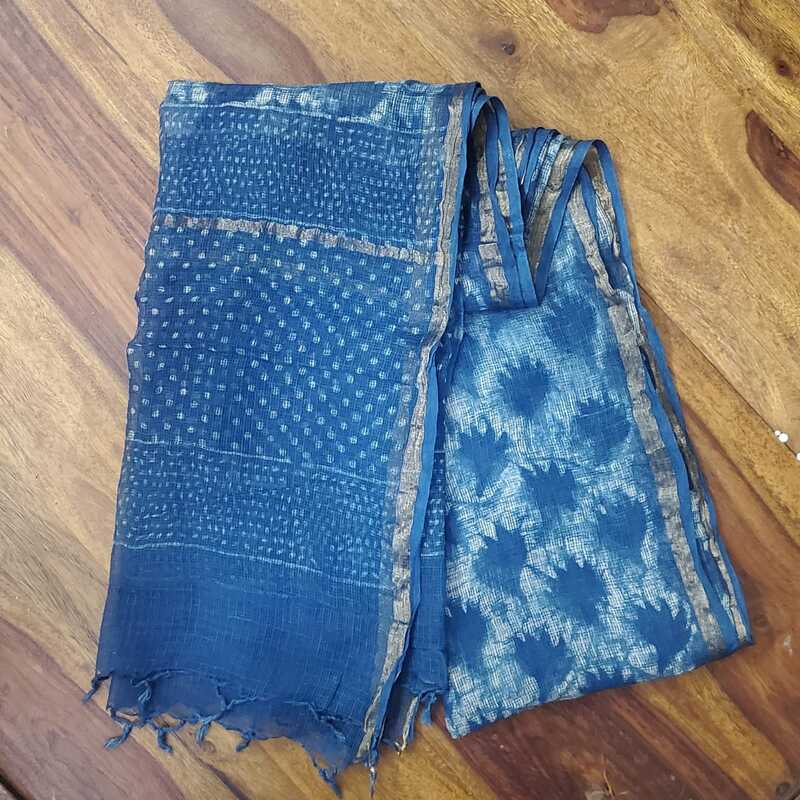 Cotton Kota Doria Dabu Dupatta #2