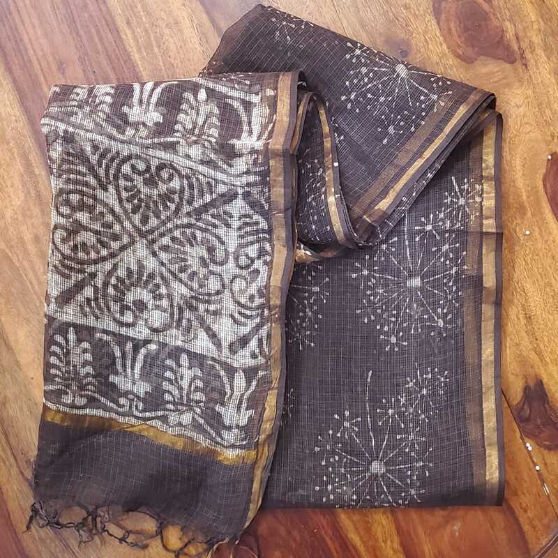 Cotton Kota Doria Dabu Dupatta #5