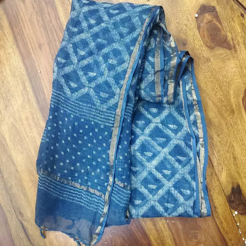 Cotton Kota Doria Dabu Dupatta #6