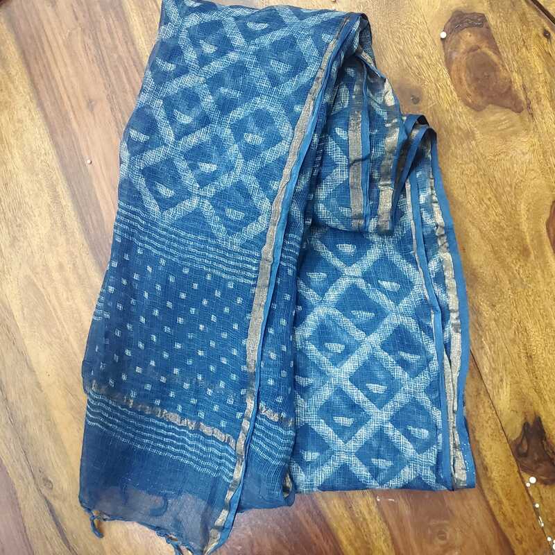 Cotton Kota Doria Dabu Dupatta #6