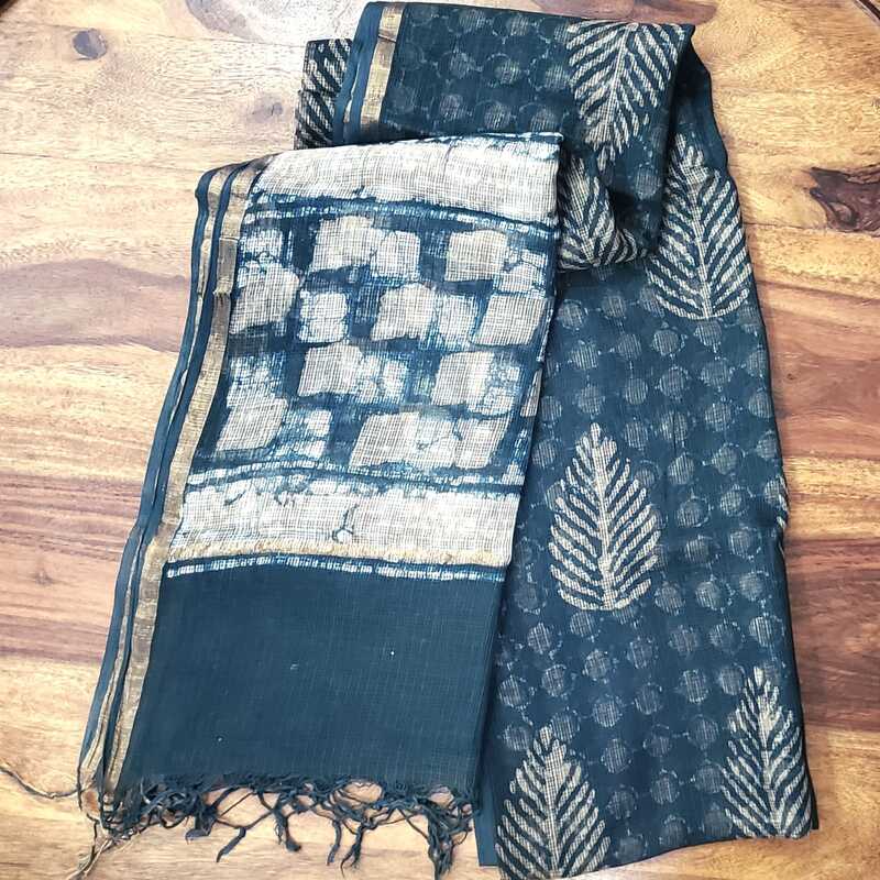 Cotton Kota Doria Dabu Dupatta #8