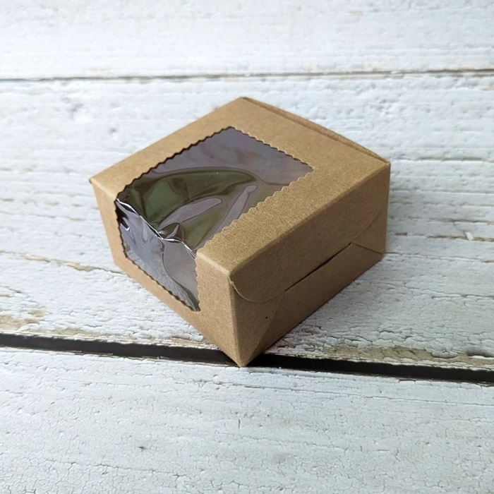 Kraft 1 Brownie/Cookie Box - 3*3*1.75 Inch