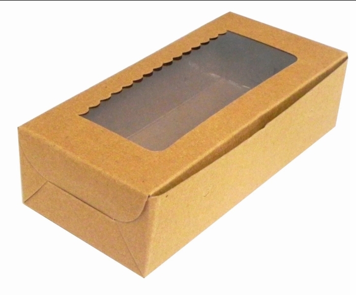 Kraft 2 Brownie/Cookie Box - 6*3*1.75 Inch