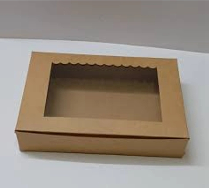 Kraft 6 Brownie/Cookie Box - 8.5*6*1.75 Inch