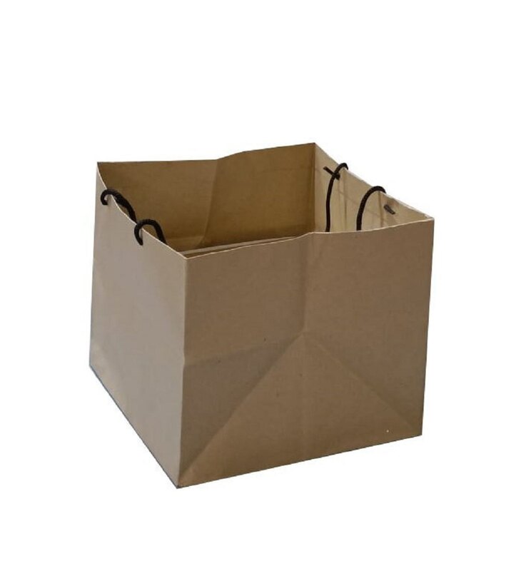 Kraft Paper Bag Half KG - 9*9*8 Inch