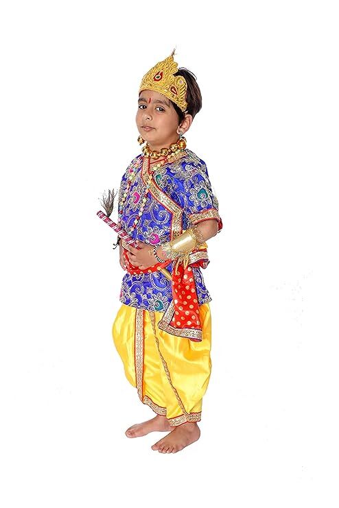 Krishna Fancy Dress Costume Janmashtami Krishna Fancy Dress Costume Janmashtami