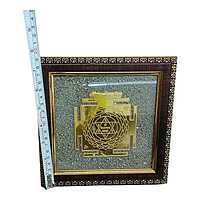 Kuber Yantra — Pyrite Photo Frame (7x7 inch)