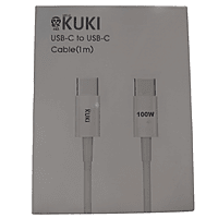 Hello Kuki USB-C to USB-C Cable (1m) – Fast Charging | Data Sync | Durable Design