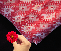 Kulfi Georgette Lal Zafrani