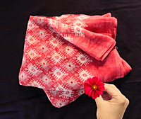 Kulfi Georgette Lal Zafrani