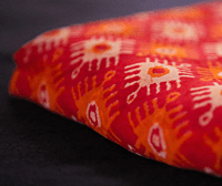 Kulfi Georgette Lal Zafrani