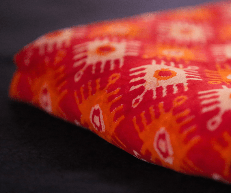 Kulfi Georgette Lal Zafrani