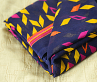 Kulfi Georgette Spark Blue Kulfi Georgette Spark Blue