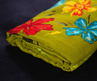 Kulfi Georgette Green & Tulip Kulfi Georgette Green & Tulip