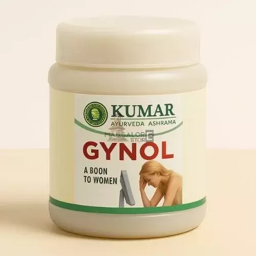Gynol – 30 Capsules | Kumar Ayurveda Ashrama – Herbal Support for Women's Health-Pack of 03