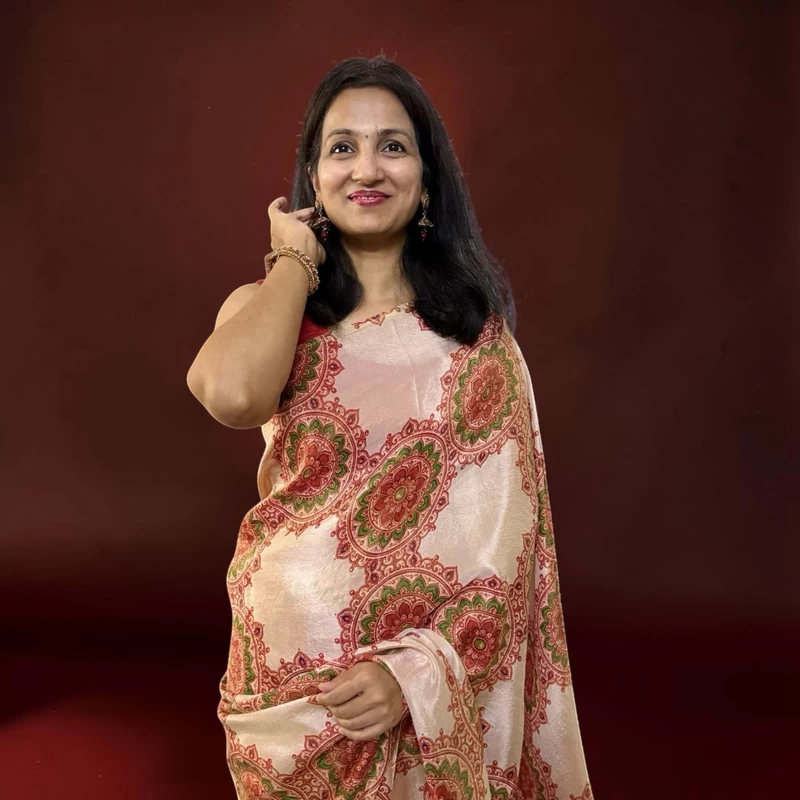 Kumudini | NAVA JYOTI Organza Saree