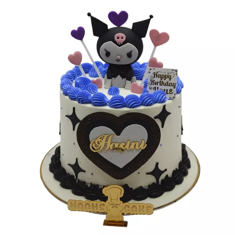 Kuromi-themed birthday cake