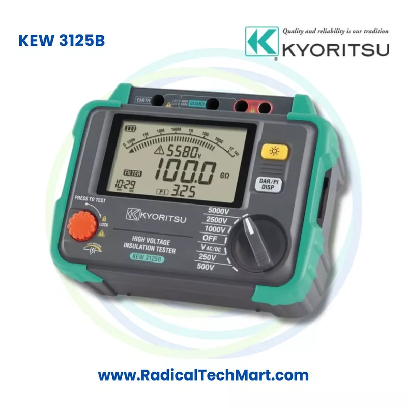 Kyoritsu 5kV High Voltage Insulation Tester