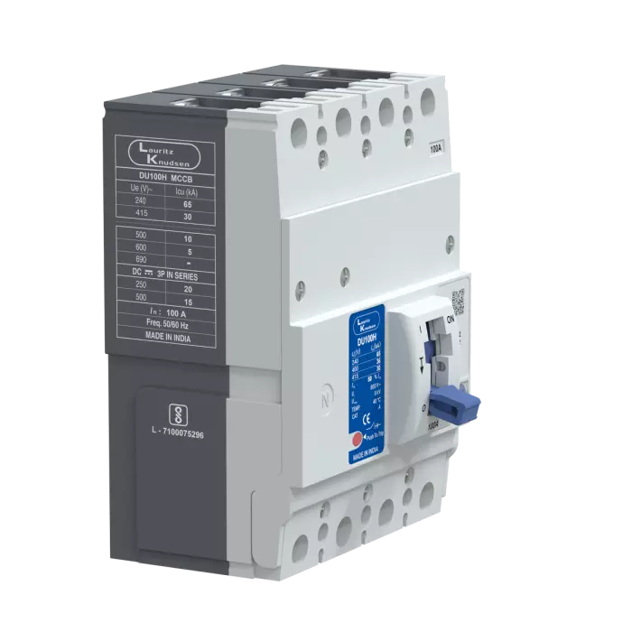 L & T Make DU-100H FP MCCB Range 100A