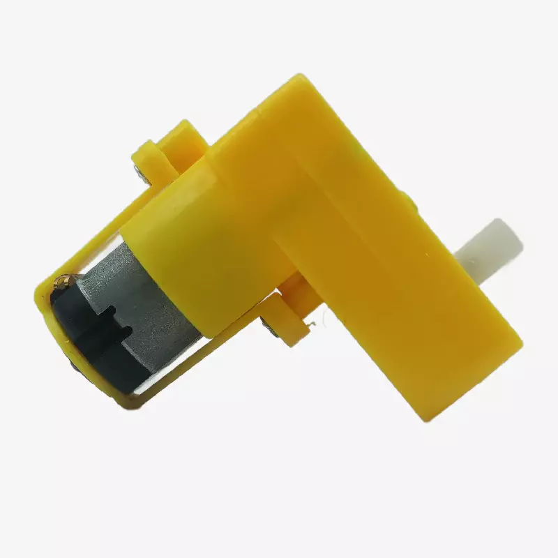 100 RPM L-Shape Single Shaft BO Geared DC Motor – 3V–12V Battery Operated Robot Motor
