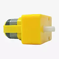 100 RPM L-Shape Single Shaft BO Geared DC Motor – 3V–12V Battery Operated Robot Motor