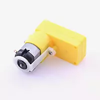 100 RPM L-Shape Single Shaft BO Geared DC Motor – 3V–12V Battery Operated Robot Motor