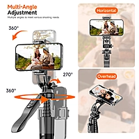 L16-TT Selfie Stick + Tripod with Remote Control