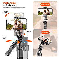 L16-TT Selfie Stick + Tripod with Remote Control
