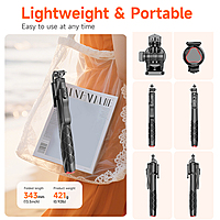 L16-TT Selfie Stick + Tripod with Remote Control