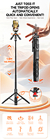 L16-TT Selfie Stick + Tripod with Remote Control