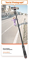 L16-TT Selfie Stick + Tripod with Remote Control