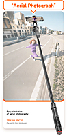 L16-TT Selfie Stick + Tripod with Remote Control