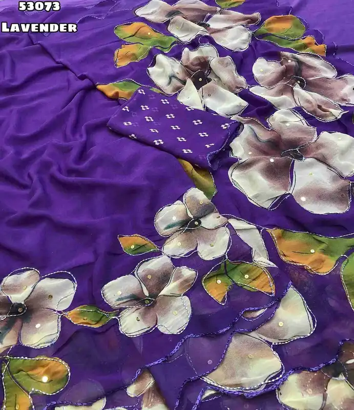 Flora Soft Weightless Chiffon Saree