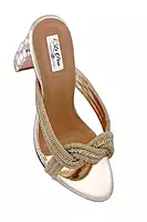 LA PARIS Women’s Embellished Wedge Sandals