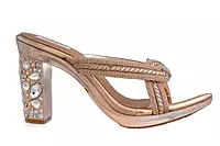 LA PARIS Women’s Embellished Wedge Sandals