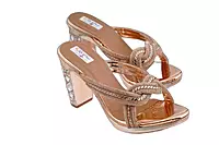 LA PARIS Women’s Embellished Wedge Sandals